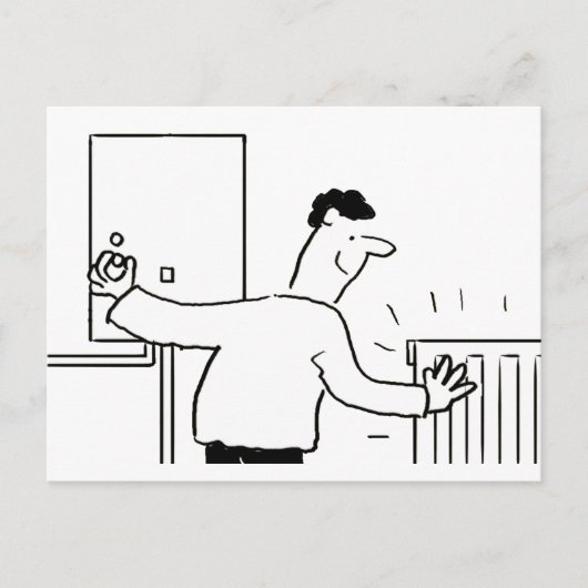 Loodgieterswerk en verwarming briefkaart (Voorkant)