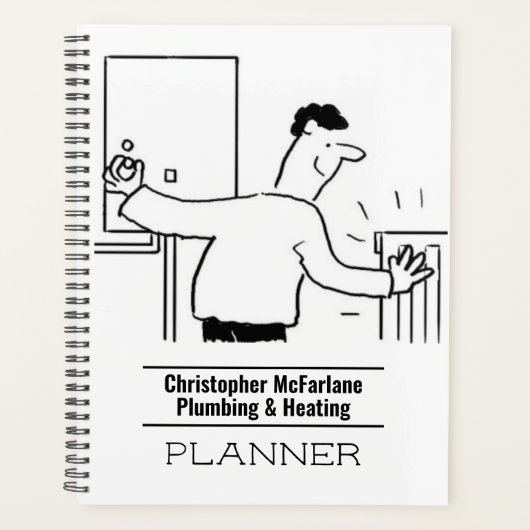 Loodgieterswerk en Verwarming Planner (Voorkant)