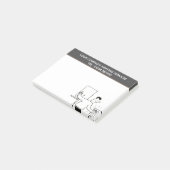 Loodgieterswerk en verwarming, verwarming ingenieu post-it® notes (Schuin)