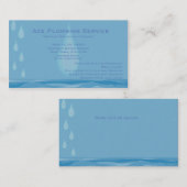 Loodgieterswerk en Visitekaartje voor verwarming (Voorkant / Achterkant)