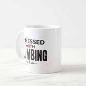 Loodgieterswerk geobsedeerd. koffiemok (Voorkant links)