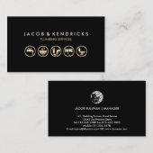 Loodgieterswerk Home Reparatie Visitekaartje (Voorkant / Achterkant)