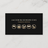 Loodgieterswerk Home Reparatie Visitekaartje (Voorkant)