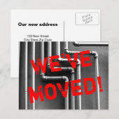 Loodgieterswerk pijpleiding bewegend briefkaart on (Voorkant / Achterkant)