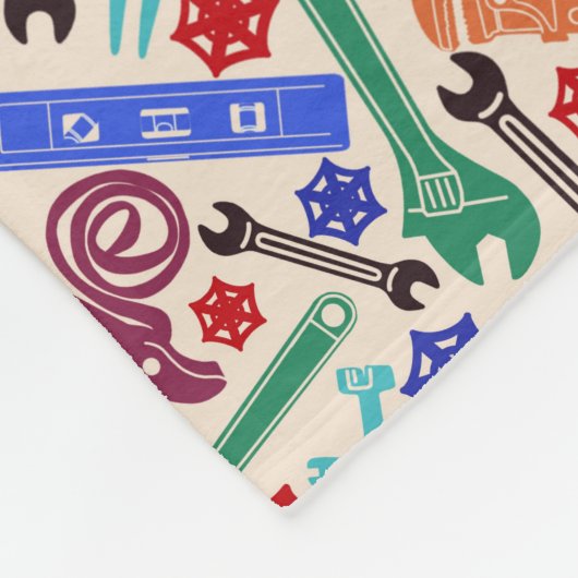 Loodgieterswerk, Pipefitting, Steamfitter Gereedsc Fleece Deken (Hoek)