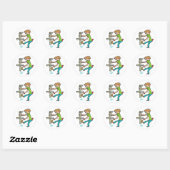 Loodgieterswerk Ronde Sticker (Vel)