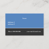 Loodgieterswerk Visitekaartje (Achterkant)