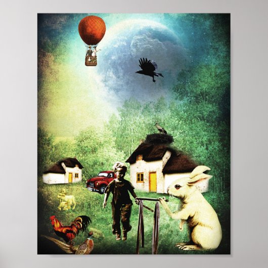 Loodleven in een parallel universum poster (Voorkant)