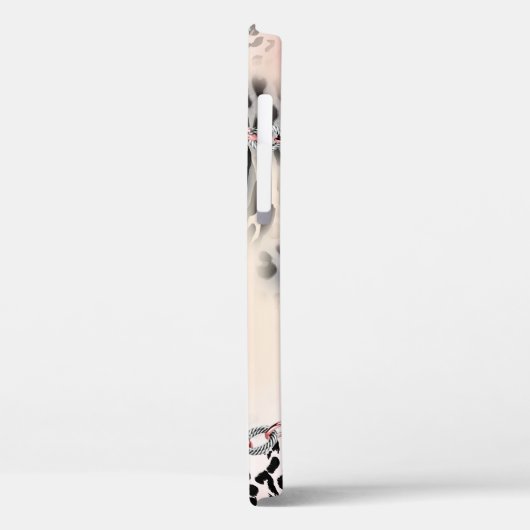 Loodpatroon, bloemen, ketting, rozen Case-Mate iPhone case (Achterkant / Links)