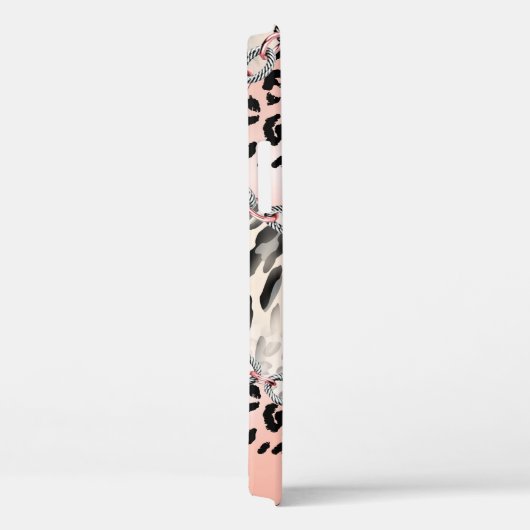 Loodpatroon, bloemen, ketting, rozen Case-Mate iPhone case (Achterkant / Rechts)