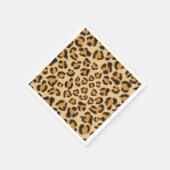 Loodpatroon, cheetah patroon, dierpatroon servet (Hoek)