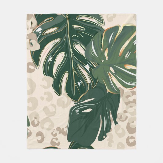 Loodpatroon, dierlijk afdrukken naadloos design gr fleece deken (Voorkant)