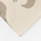 Loodpatroon, dierlijk afdrukken naadloos design gr fleece deken (Hoek)