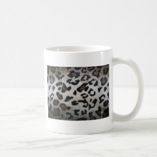 Loodpatroon, natuurlijke kleur namaakbont koffiemok