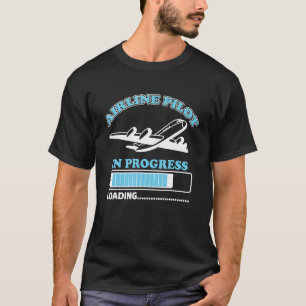 Loodpiloot in uitvoering Toekomstige LUCHTVAARTMAA T-shirt