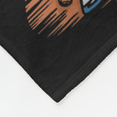 Loodrechte Wiskunde Kat Pun Fleece Deken (Hoek)