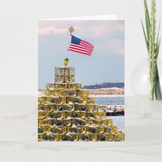 Loodschaalboom zeelandschap kaart (Voorkant)