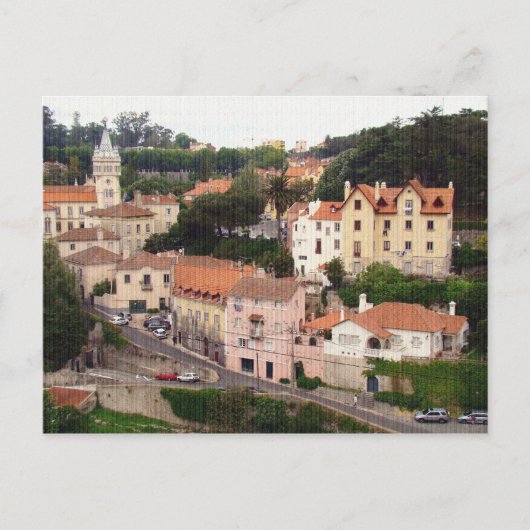 Loodschap van Sintra in Portugal Briefkaart (Voorkant)