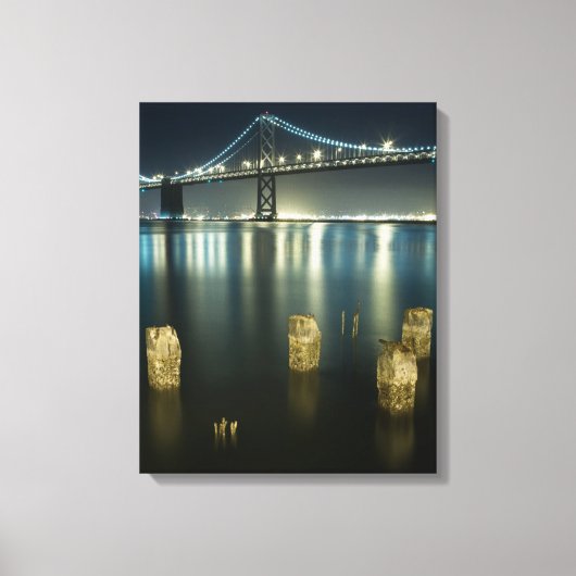 Loodsen langs de Embarcadero, San Francisco Canvas Afdruk (Voorkant)