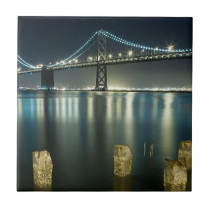 Loodsen langs de Embarcadero, San Francisco Tegeltje