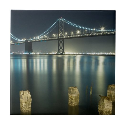 Loodsen langs de Embarcadero, San Francisco Tegeltje (Voorkant)