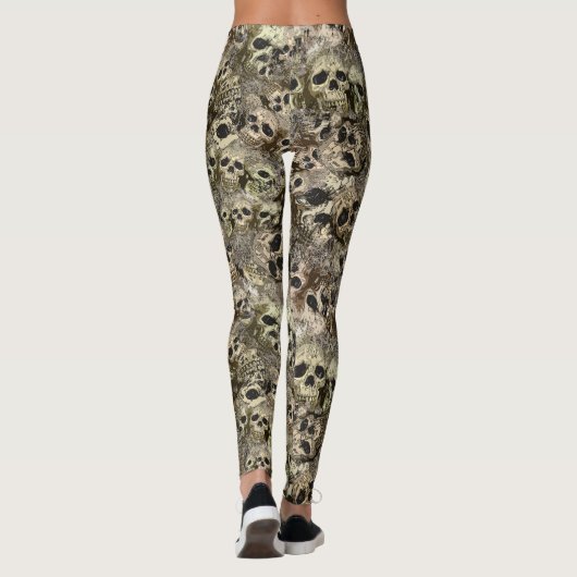 Loodsen van schedels leggings (Achterkant)