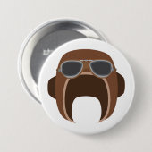 loodshelm ronde button 7,6 cm (Voorkant /achterkant)