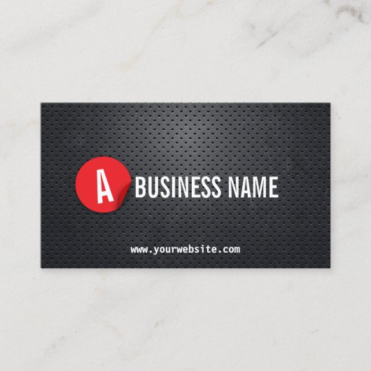 Loodsteker zwart-wit visitekaartje (Voorkant)