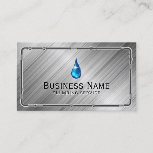 Loodstekers met metalen buizen Pro-reparatieservic Visitekaartje (Voorkant)