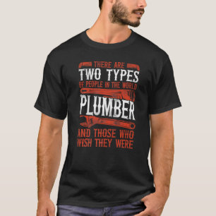 Loodstekker Vintage Er zijn twee soorten Pe T-shirt