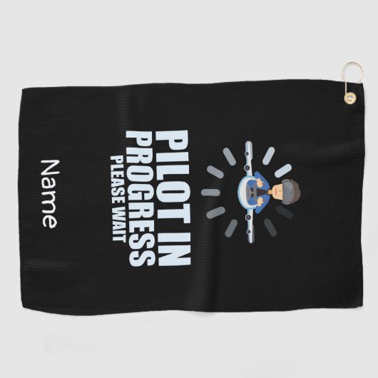 Loodtest in uitvoering voor toekomstige leerling-p golfhanddoek (Horizontaal)