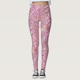 Loodtijgerdriekleppige gestreepte kat leggings