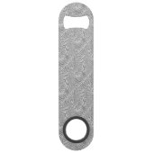 Loodtijgerdriekleppige gestreepte kat speed flessenopener (Achterkant)