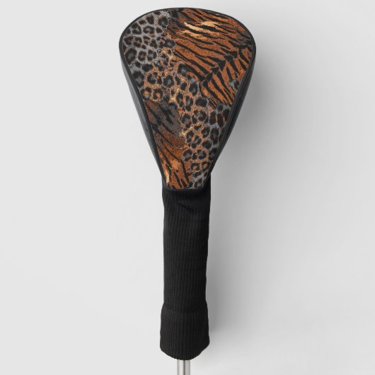 Loodtijgerslang Golfheadcover (Voorkant)