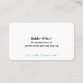 Loodwaterafvoersysteem van de trekker visitekaartje (Achterkant)