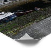 Looe Cornwall Havenstad Zeezijde Poster (Hoek)