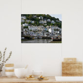 Looe Cornwall Havenstad Zeezijde Poster (Keuken)