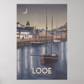 Looe Cornwall Reisposter Poster (Voorkant)