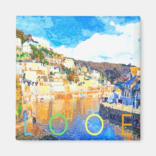 Looe - Cornwall UK Magneet (Voorkant)