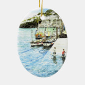 "Looe Harbour"-versiering Keramisch Ornament (Achterkant)