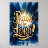 Loof de Christelijke muurkunst print (Voorkant)