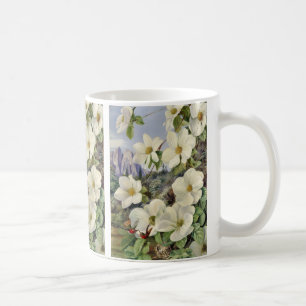 Loof en Bloemen van de Californische Dogwood Koffiemok