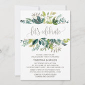 Loof Let's Vier Verlovingsfeest Kaart (Voorkant)