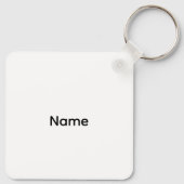 Loof leuk zeehond bijbelvers psalm sleutelhanger (Achterkant)