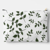 Loof takken met groene bladeren op wit etui (Achterkant)
