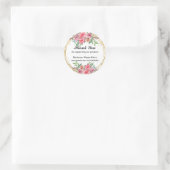 Loof Thank Je Dat Je Ons Bedrijf Ondersteunt Ronde Sticker (Tas)