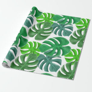 Loof Tropische Monstera Bladeren Cadeaupapier