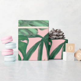 Loof Tropische Monstera Bladeren feestje Cadeaupapier