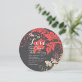 Loofdrama uitnodiging (Staand voorkant)