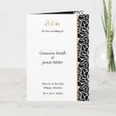 Loofrand Bruiloftsdag Programma (Voorkant)